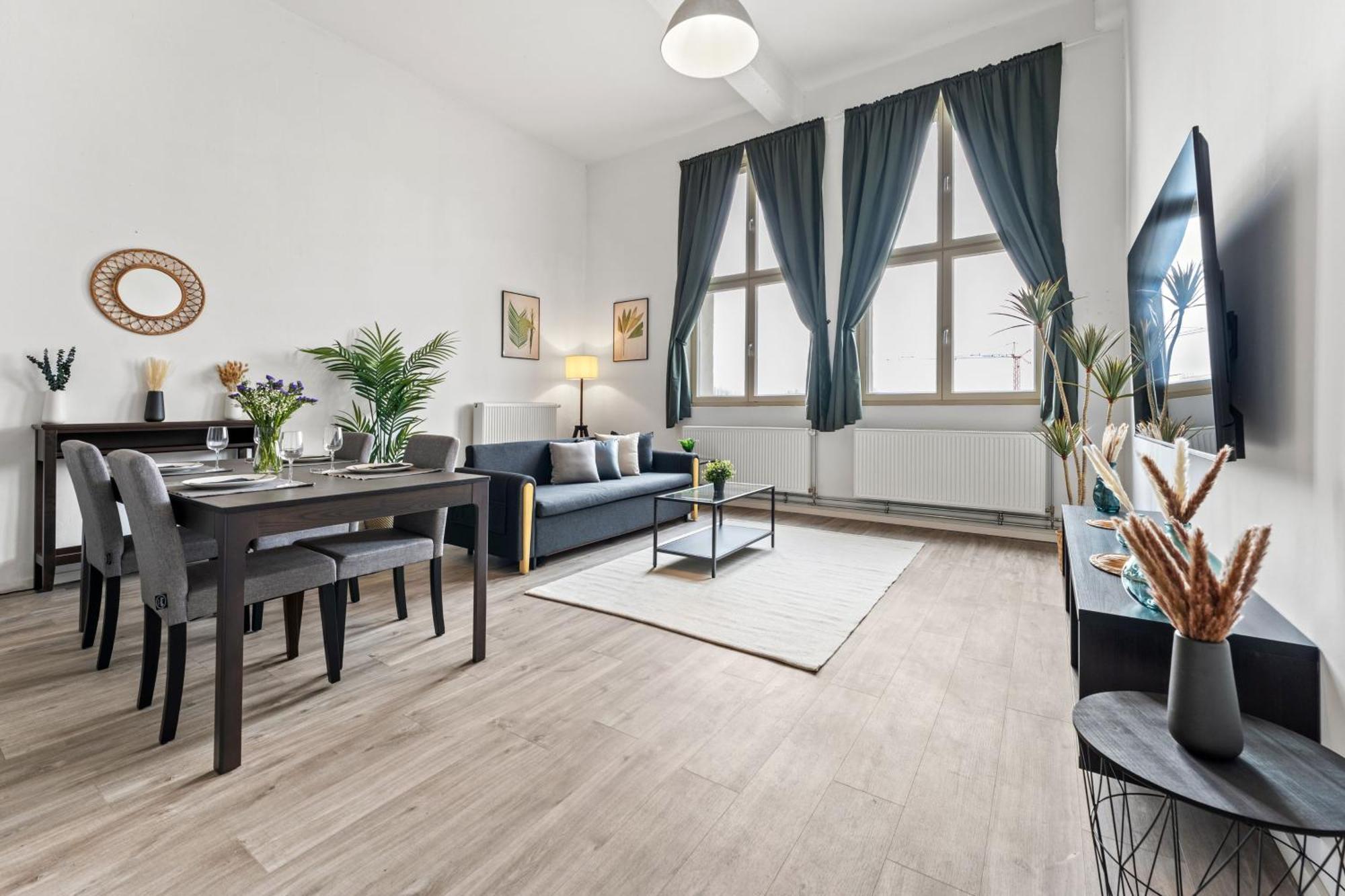 Mint Apartment Ueber Der Stadt Parken Kueche Wifi Берлин Екстериор снимка