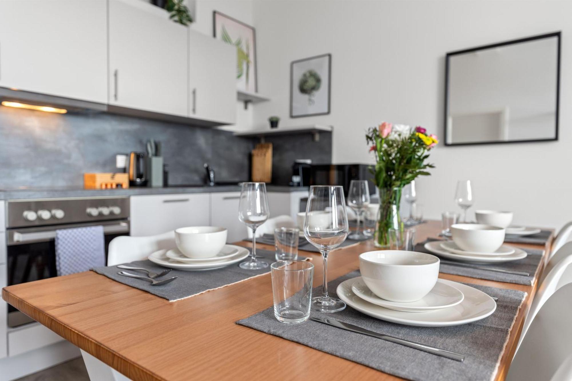 Mint Apartment Ueber Der Stadt Parken Kueche Wifi Берлин Екстериор снимка